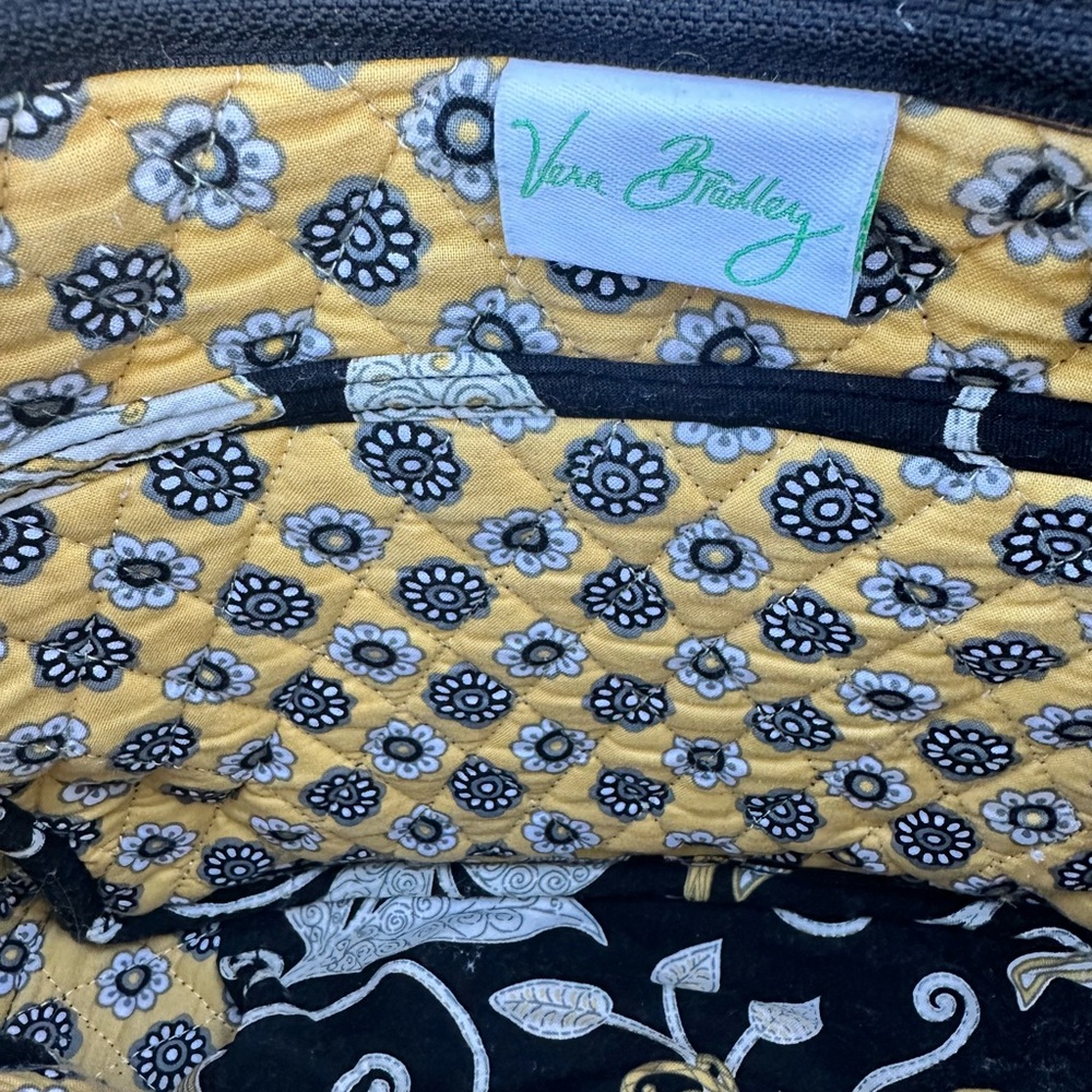 Vera Bradley "Yellow Bird" Morgan Shoulder Bag - Retired Pattern - Picture 4 of 13